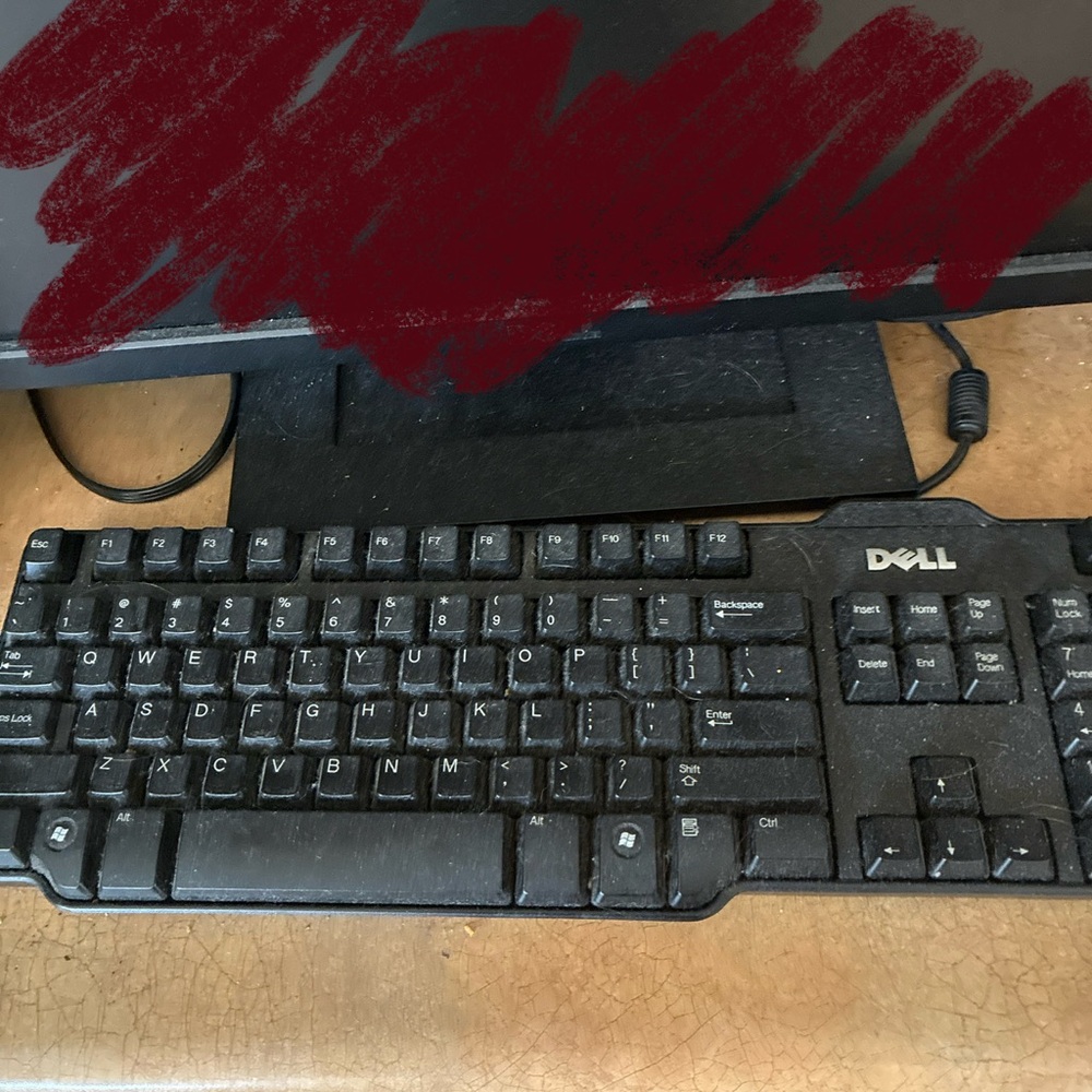 Dell Sleek Black Keyboard
